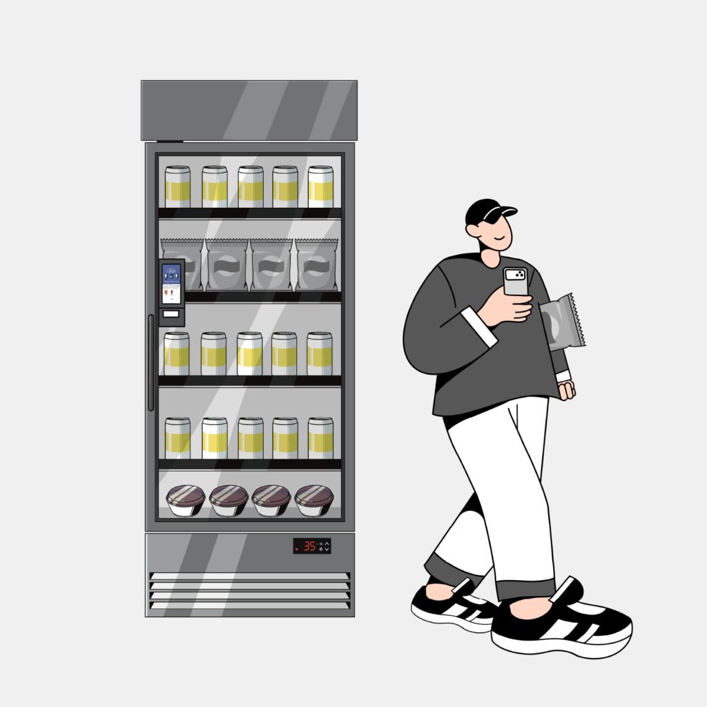 Automatic checkout smart cooler